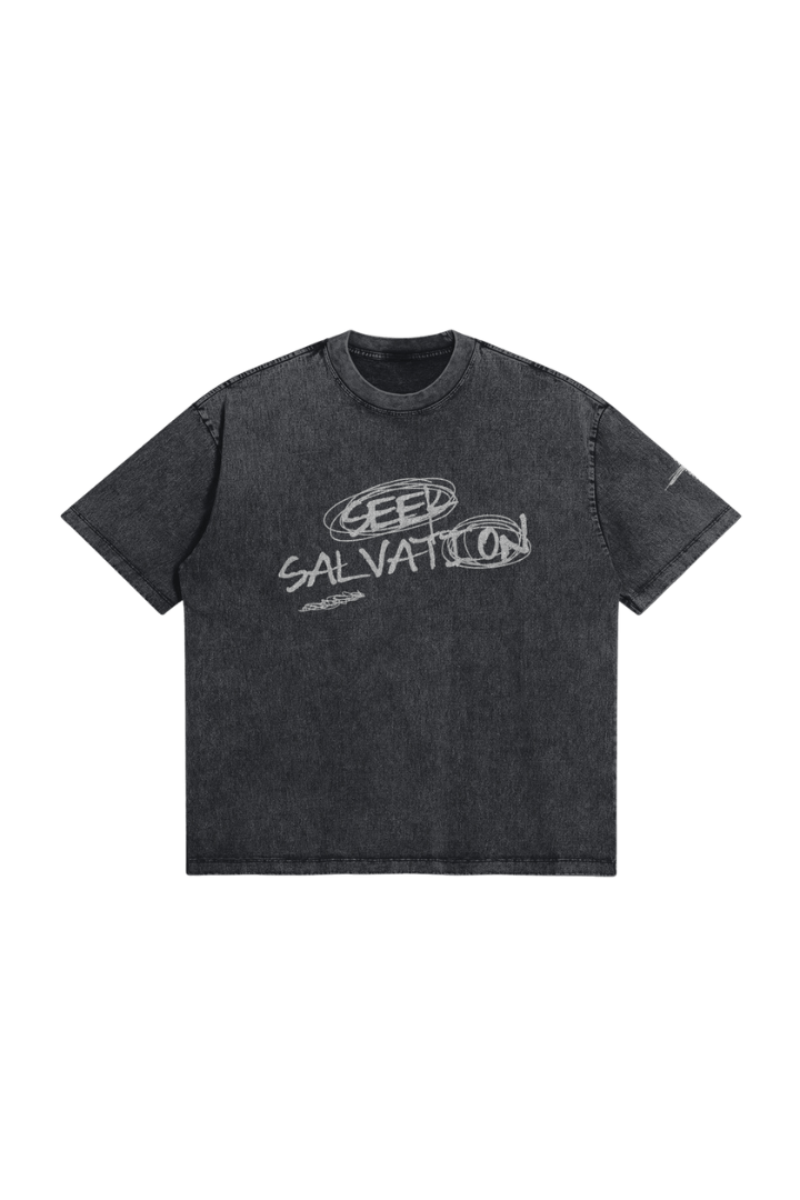 MT285 | SEEK SALVATION | FADED BLACK