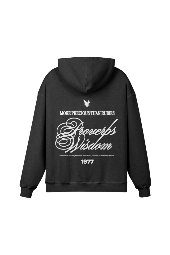 MH440RETRO | PROVERBS AND WISOM | BLACK