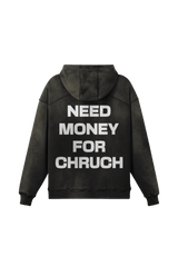 MH400 | NEED MONEY FOR CHURCH | SMOCKY BLACK