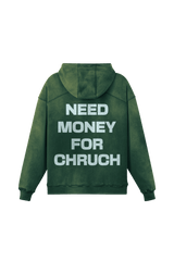 MH400 | NEED MONEY FOR CHURCH | MINERAL GREEN