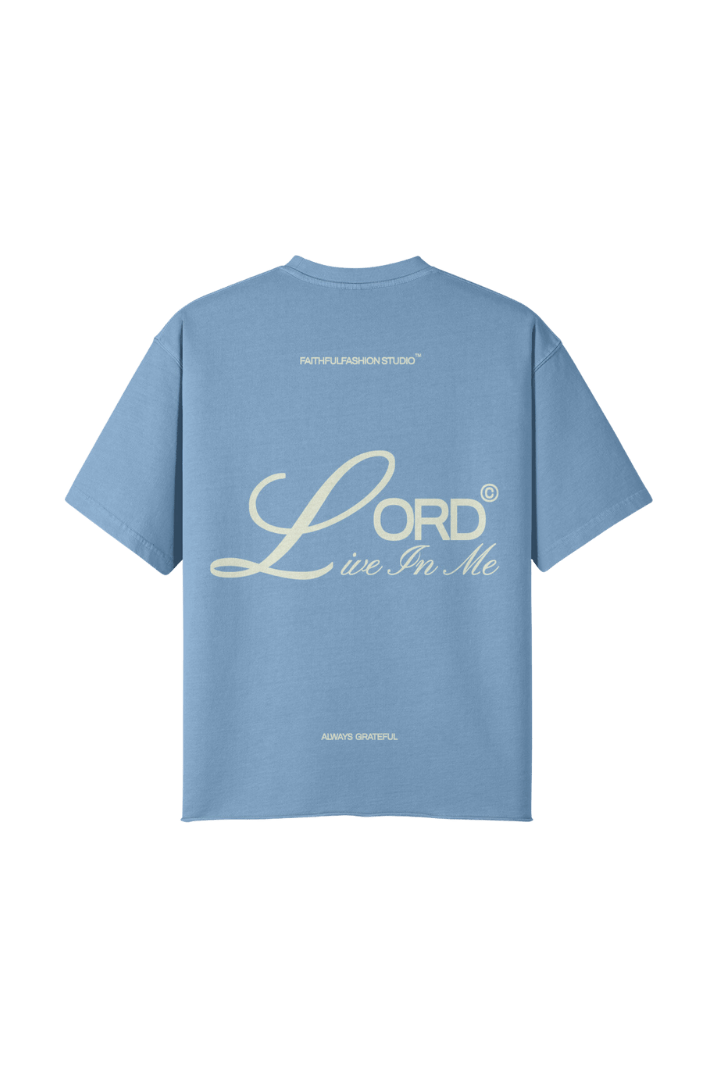 MT260FADED | LORD LIVE IN ME | MEDIUM BLUE