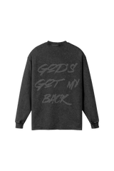 MSW260RAW | GOD'S GOT MY BACK | FADED BLACK