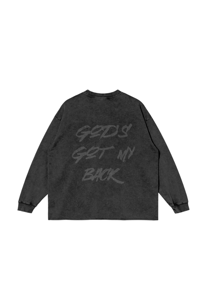 MSW260RAW | GOD'S GOT MY BACK | FADED BLACK