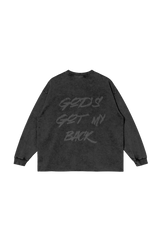 MSW260RAW | GOD'S GOT MY BACK | FADED BLACK