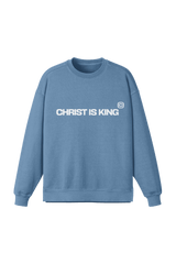 MSW380SLITFADED | CHRIST IS KING | SLATE BLUE