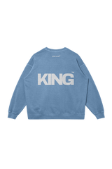 MSW380SLITFADED | CHRIST IS KING | SLATE BLUE