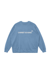 MSW380SLITFADED | CHRIST IS KING | SLATE BLUE