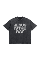 MT285 | JESUS IS THE WAY | FADED BLACK